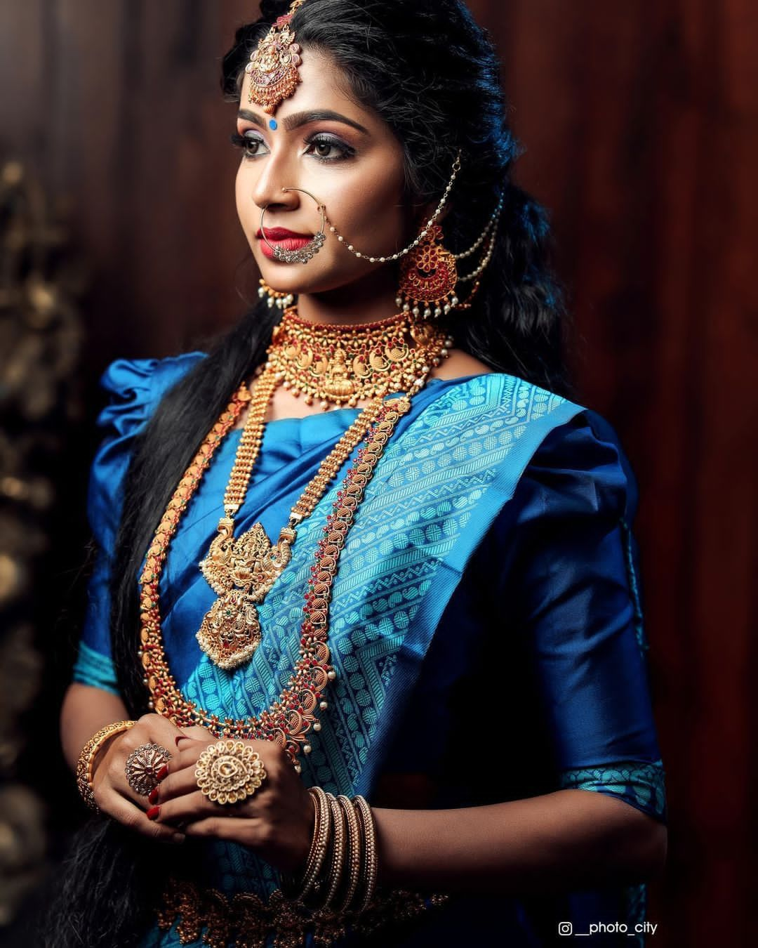 Royal Blue Heavy Silk Saree with Plain Blouse and Jaal work - Monastoor-  Indian ethnical dress collections with more than 1500+ fashionable indian  traditional dresses and ethnical jewelleries.