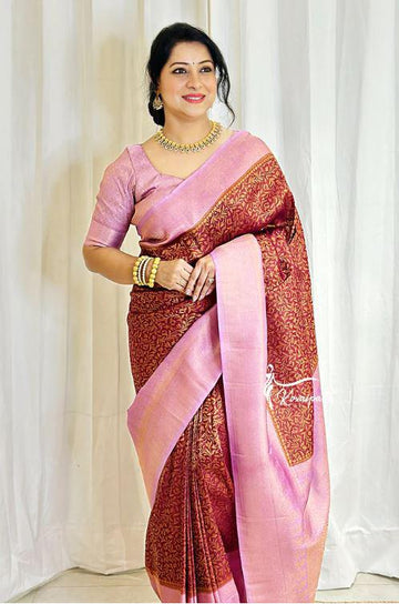 SIX MIX Color banarasi silk saree