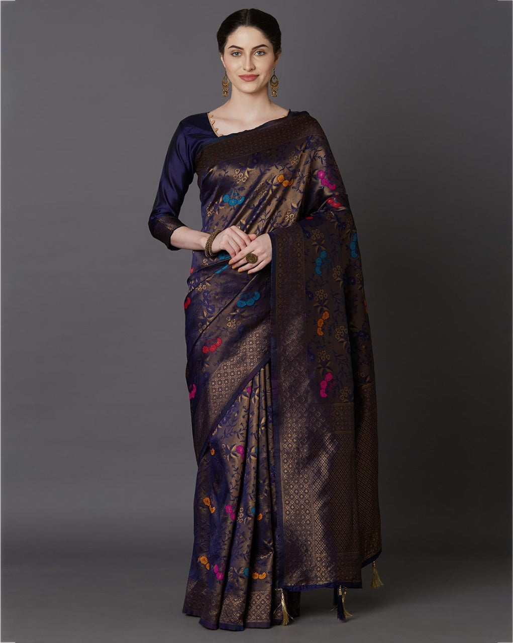 khanak banarasi  silk saree