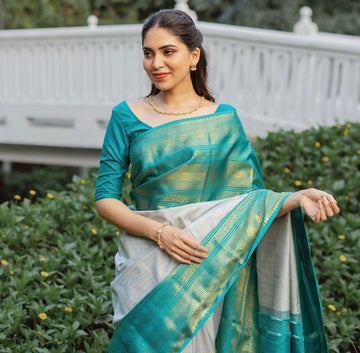 Firoji silk saree