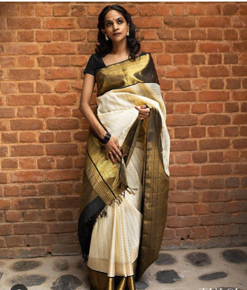 kalindi katri banarasi  silk saree