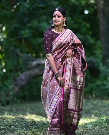 sathya banarasi  silk saree