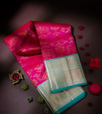 New Rani Design Beautiful Blazik Silk Saree