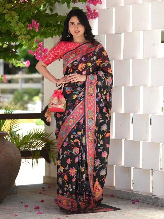 Blazik Panchvati Mix Saree