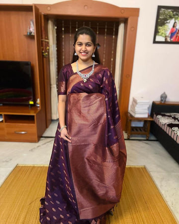 New Wine Blazik Saree