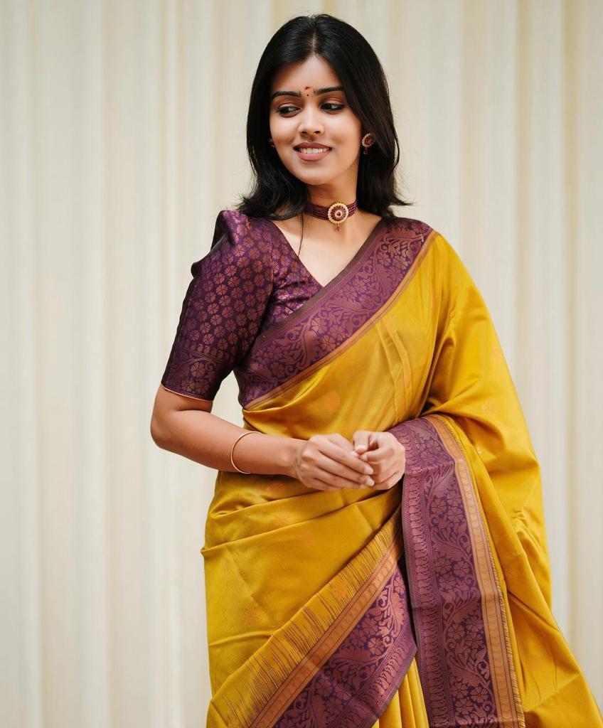 YW New Launch Blazik Silk Saree