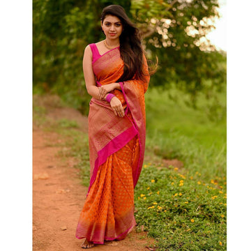 king pari banarasi  silk saree