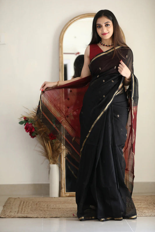 Navya Blazik New Launch Saree