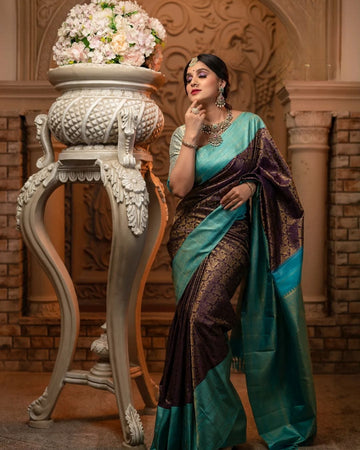 New Zari Work Blazik Saree