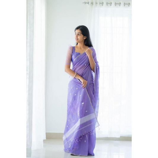 Purp Blazik Silk Saree