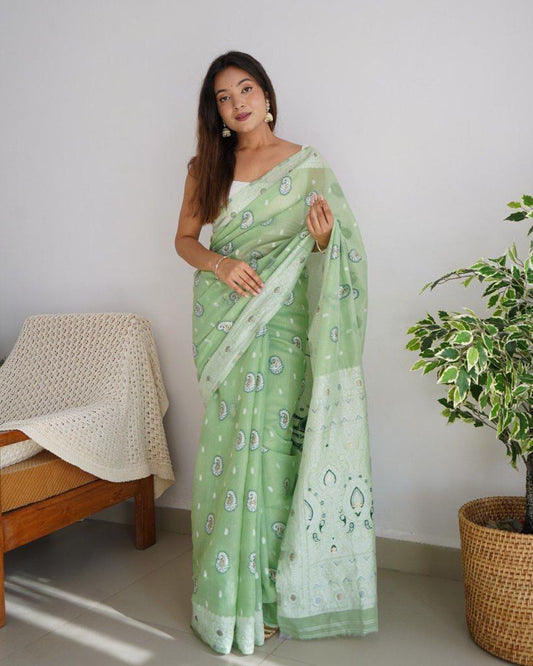 Cool Color New Blazik Cotton Saree