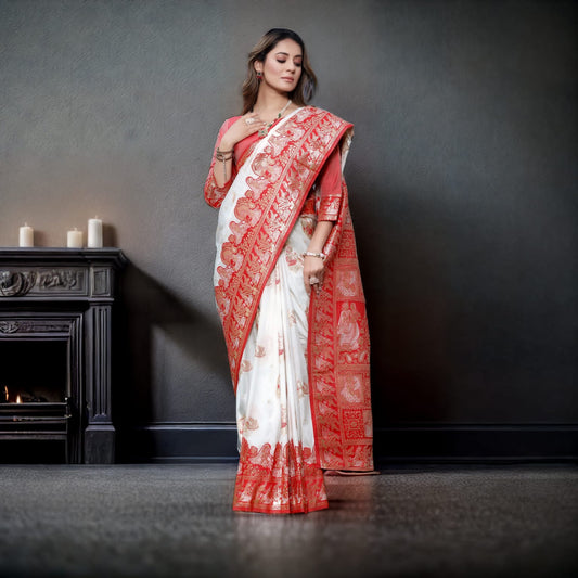 Eleven Jari New Launch Blazik Saree