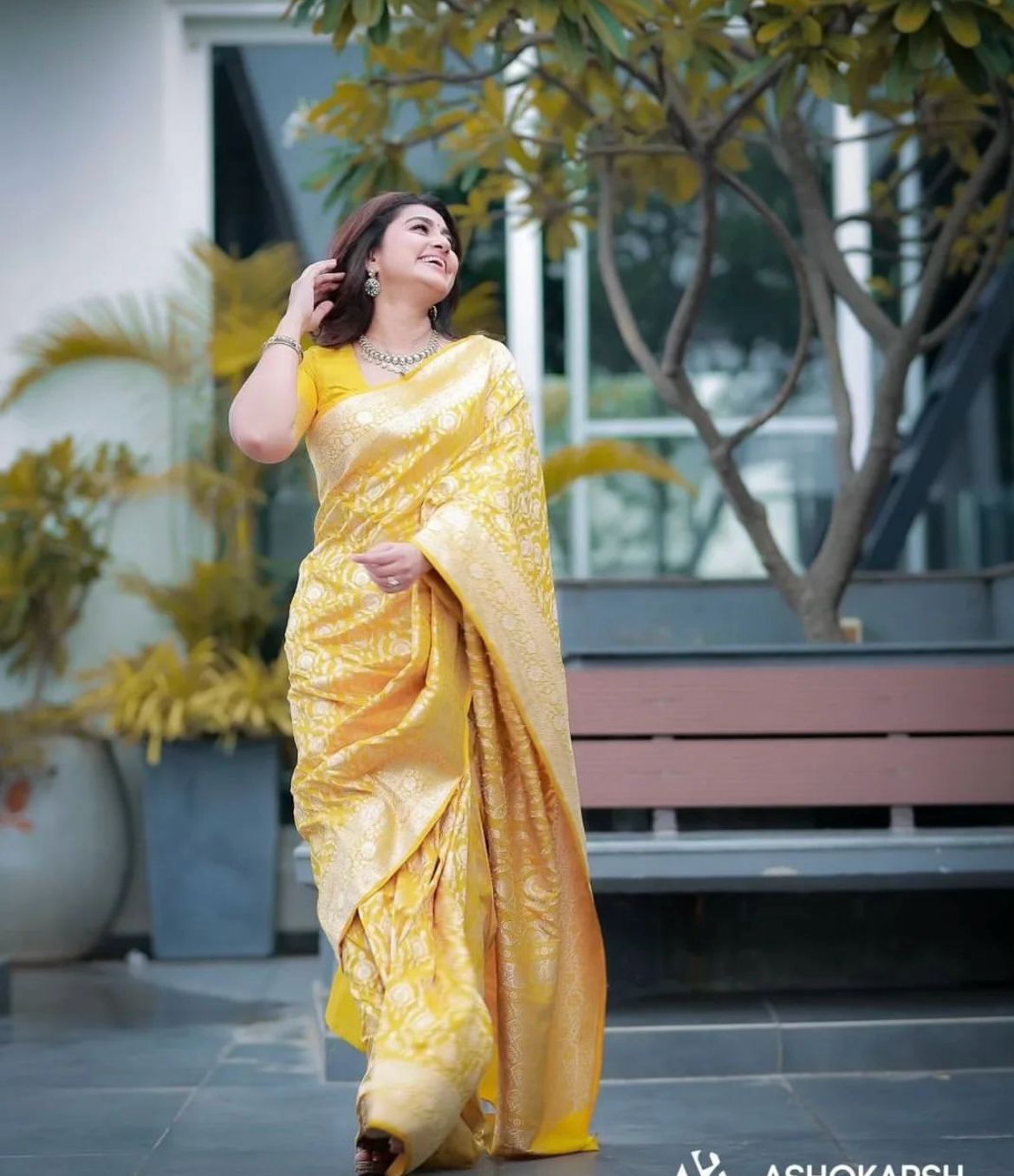 Just Launch Haldi Silk Saree