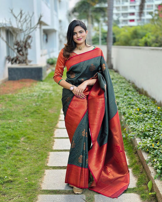 blazik rama n red new launch blazik silk saree