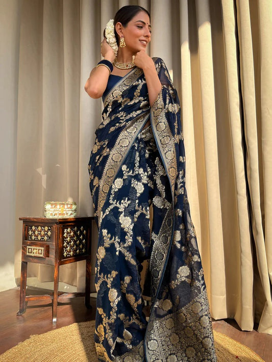 well work new blazik new launch silk saree