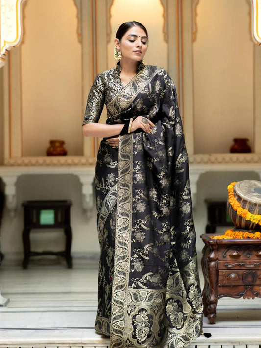 new satrangi blazik silk saree