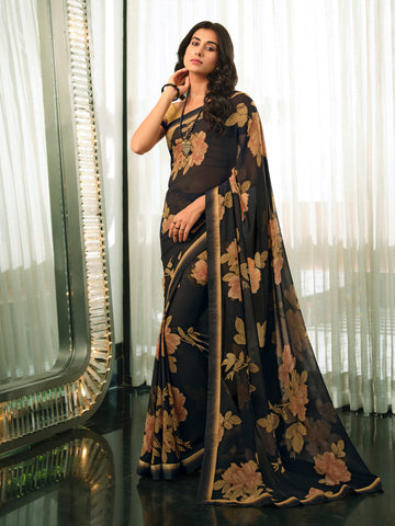 New Launch Blazik Starwalk Printed Saree