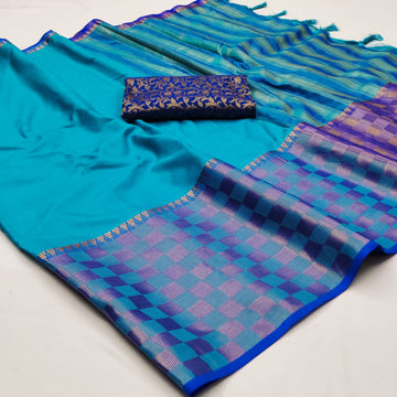 New Kiara Box Design launch Blazik Cotton Silk Saree