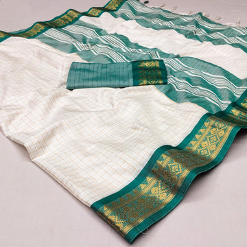 New Prereturn Top Dyed Blazik Banarasi  Silk Saree