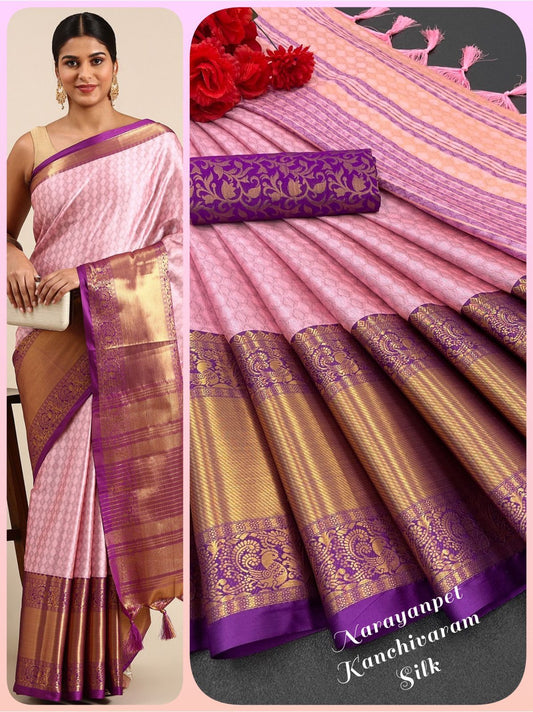 Chavi Self New BLazik Soft Cotton Silk Saree