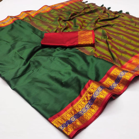 New Mina Meysuri Cotton Silk Saree