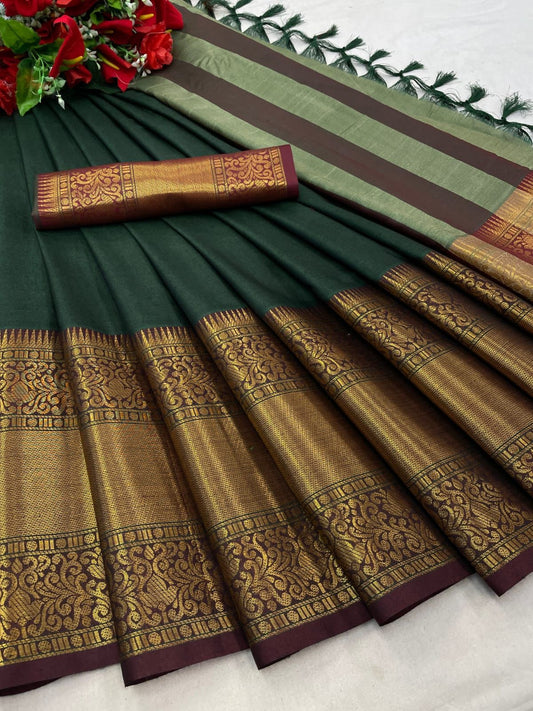 New Danki  Blazik Soft Cotton Silk Saree