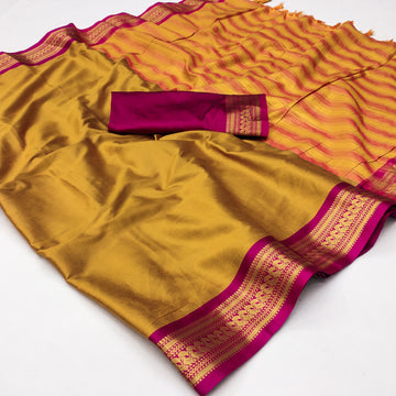 Just Launch Pallavi Cotton Silk Saree