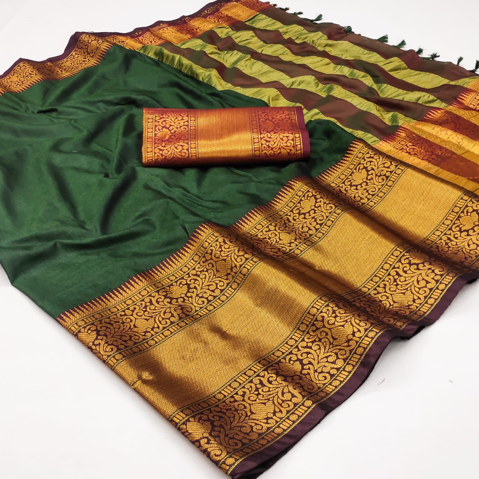 New Danki  Blazik Soft Cotton Silk Saree