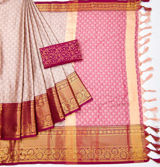 Malisha New Jacquard Blazik Silk Saree