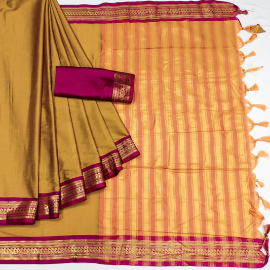 Just Launch Pallavi Cotton Silk Saree