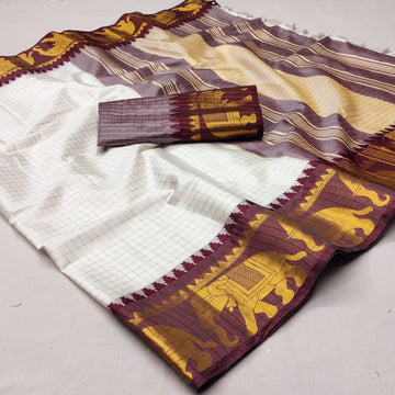 Blazik Create New Design Ram Silk Saree